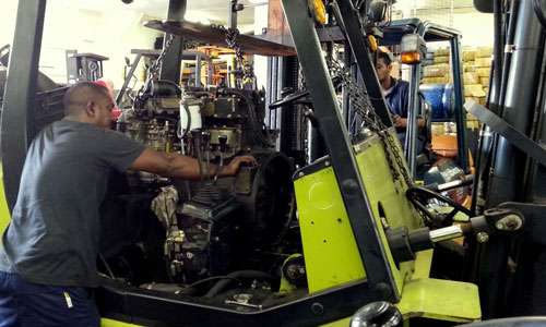 Forklift-maintainance